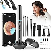 Bebird M9 Ear Wax Removal Tool Camera - Wireless Ear Cleaner Earwax Remover with Photos & Videos - Ear Scope Otoscope with Camera & Light - Visual Ear Picker with 10 Scoops and Attachments for Family