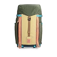 Topo Designs Mountain Pack 28L, Olive/Hemp, One Size