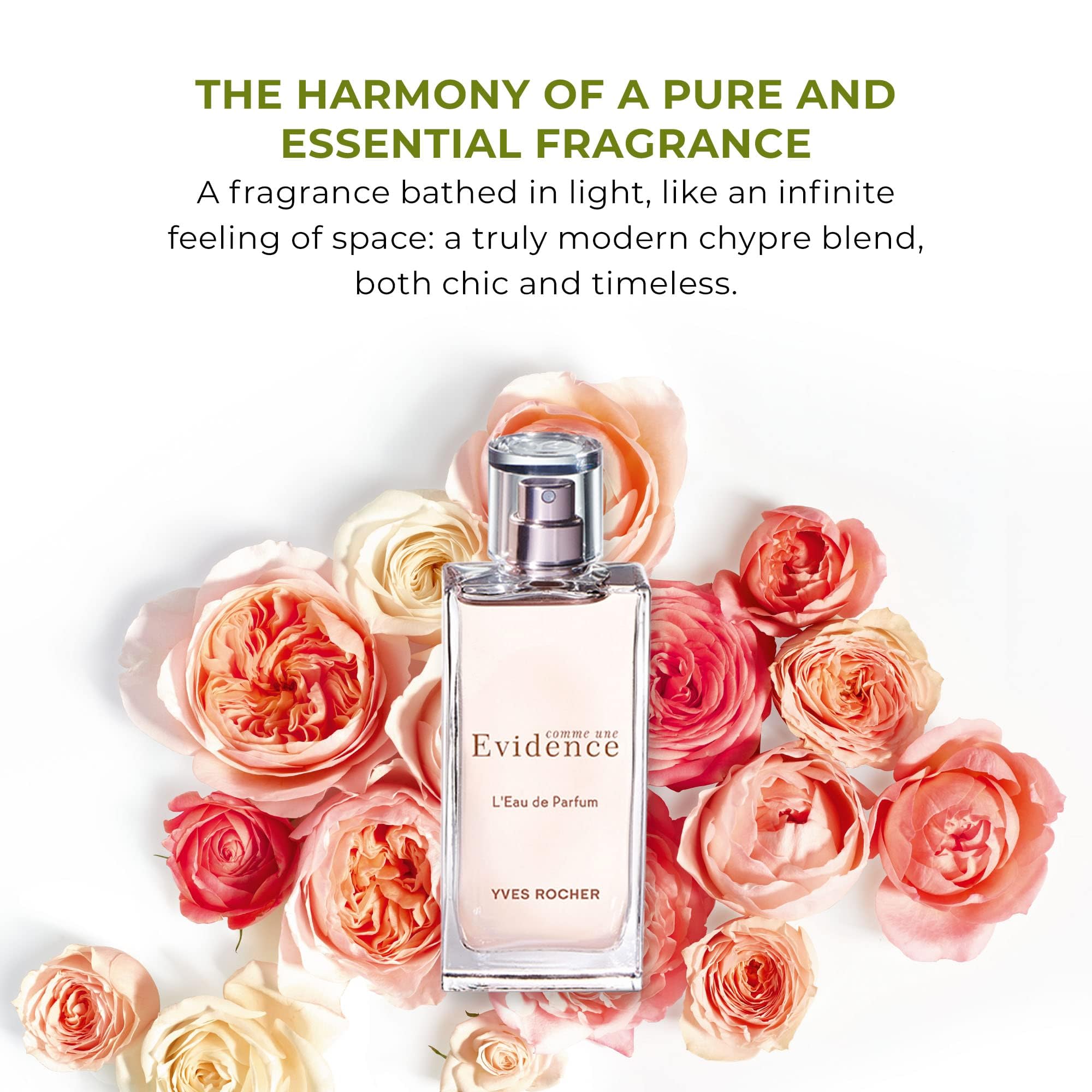 Yves Rocher Comme Une Evidence Eau de Parfum | Women’s French Perfume Spray | 1.6 fl oz