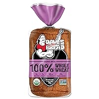 Dave's Killer Bread 100% Whole Wheat, Organic Whole Wheat Bread, 25 oz Loaf
