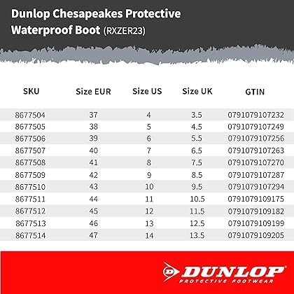 Dunlop Protective Footwear,Chesapeake plain toe Black Amazon, 100% Waterproof PVC, Lightweight and Durable8677577.10, Size 10 US