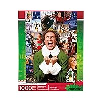 AQUARIUS Elf Collage Puzzle (1000 Piece Jigsaw Puzzle) - Glare Free - Precision Fit - Officially Licensed Elf Merchandise & Collectibles - 20 x 28 Inches