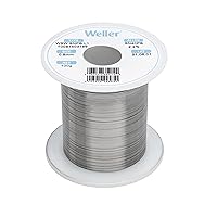 Weller WSW SnPb (T0051403199) Solder Wire, Dia: 0.8 mm / 0.039 in, Wt: 100 g / 3.527 oz, Alloy Sn60Pb40, Flux content 2.2%