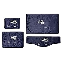 FlexiKold Standard, Half Size, Oversize and Neck Gel Ice Cold Packs - Sizes: Large, Small, X-Large, and Neck