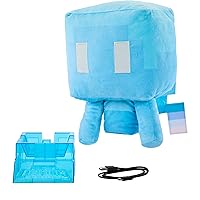 Mattel Minecraft Toys, Minecraft Plush Allay with Lights and Sounds, Collectible Toys for Kids
