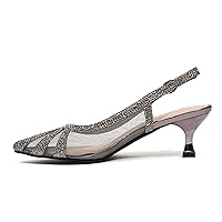 Macy Rhinestone Trimmed Sling Back