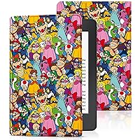 Trendy Fan for Kindle Paperwhite 11th Generation Case 6.8 inch 2021/Signature Edition Cute Cartoon Kawaii Teen Kids Girls Folio Cover with Auto Sleep/Wake for Kindle Paperwhite 2021 E-Reader,GZMaro