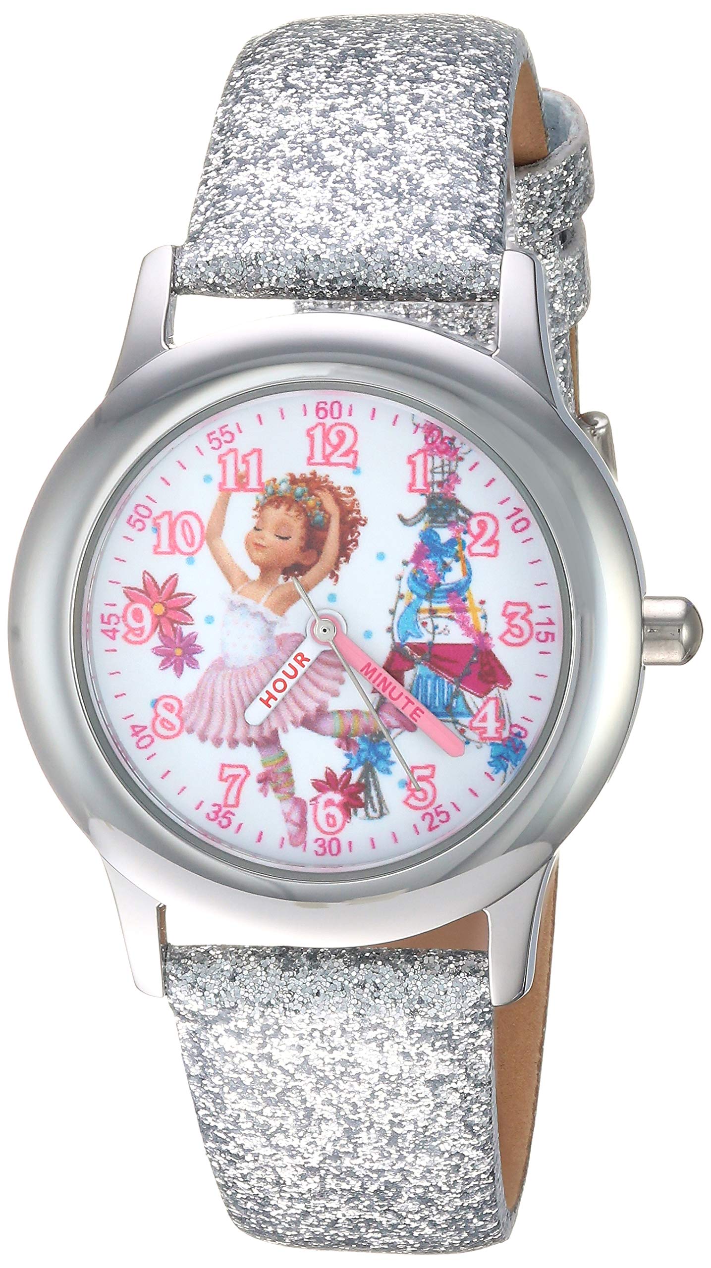 Disney JR. Kids' Stainless Steel Time Teacher Analog Quartz Strap Watch