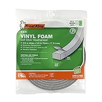 Frost King V734H Vinyl Foam Tape - Closed Cell - Moderate Compression, 3/4
