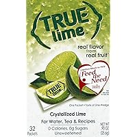 True Lime Crystallized Lime 32 x .8g Packets - 0.91 oz.