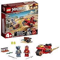 LEGO NINJAGO Legacy Kai’s Blade Cycle 71734 Ninja Motorcycle Playset Building Kit, Featuring NINJAGO Kai and a Snake; New 2021 (54 Pieces)