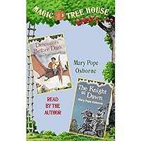 Magic Tree House: Books 1 and 2: Dinosaurs Before Dark, The Knight at Dawn Magic Tree House: Books 1 and 2: Dinosaurs Before Dark, The Knight at Dawn Audible Audiobook Paperback Audio, Cassette