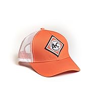 Allis Chalmers Tractor Hat, Vintage Logo, Orange with White mesh Back