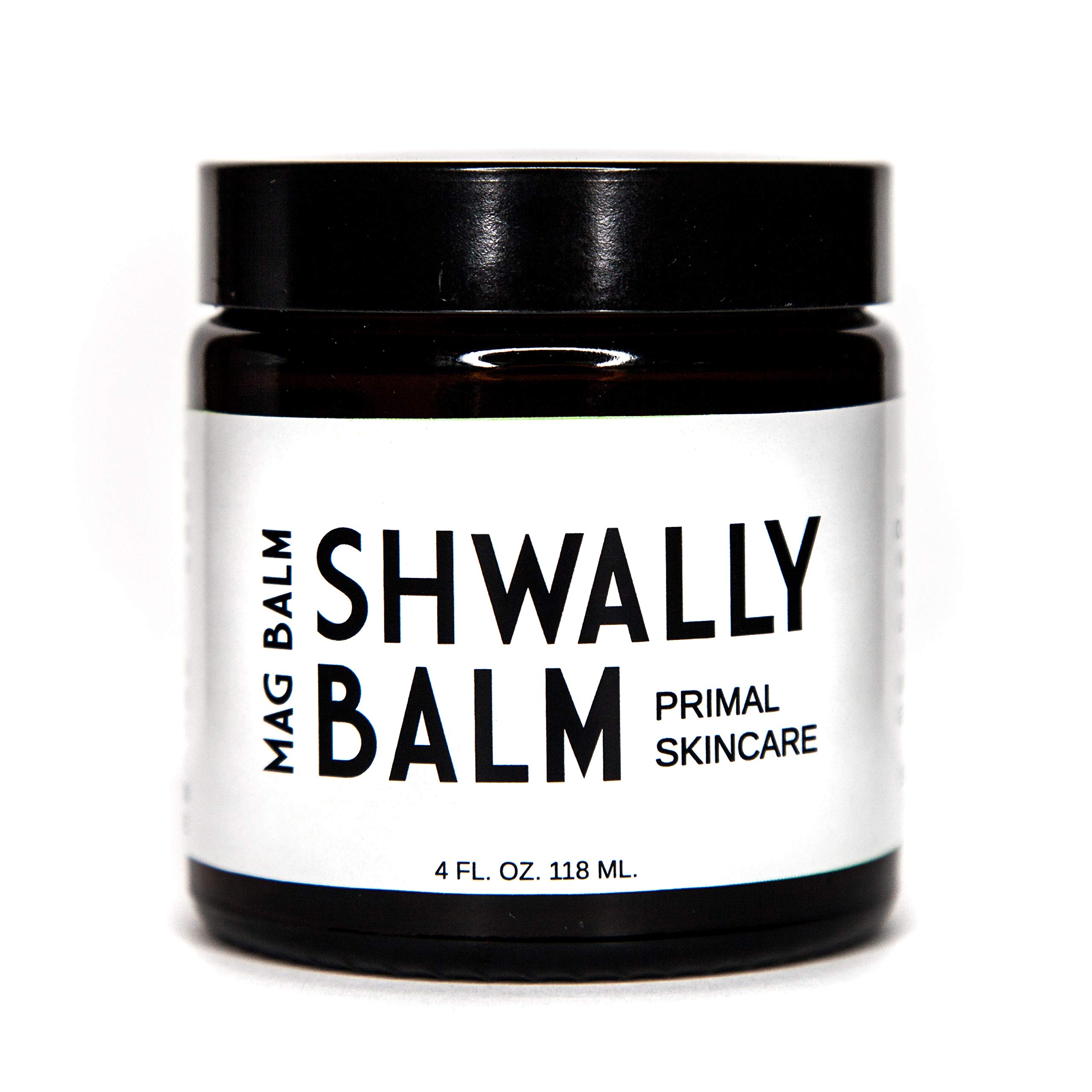 Shwally Paleo Magnesium Oil Cream - A True Seed-Oil Free & Primal Mag Balm - 100% Grass Fed Tallow, Avocado, Extra Virgin Olive Oil with Zechstein Magnesium - Subtle Vanilla Bean