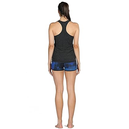 icyzone Women's Racerback Workout Athletic Running Tank Tops (Pack of 3)