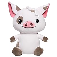 Disney Princess Moana Pua 2-pound Weighted 14-Inch Plush Stuffed Animal, Pig, Officially Licensed Kids Toys for Ages 3 Up by Just Play