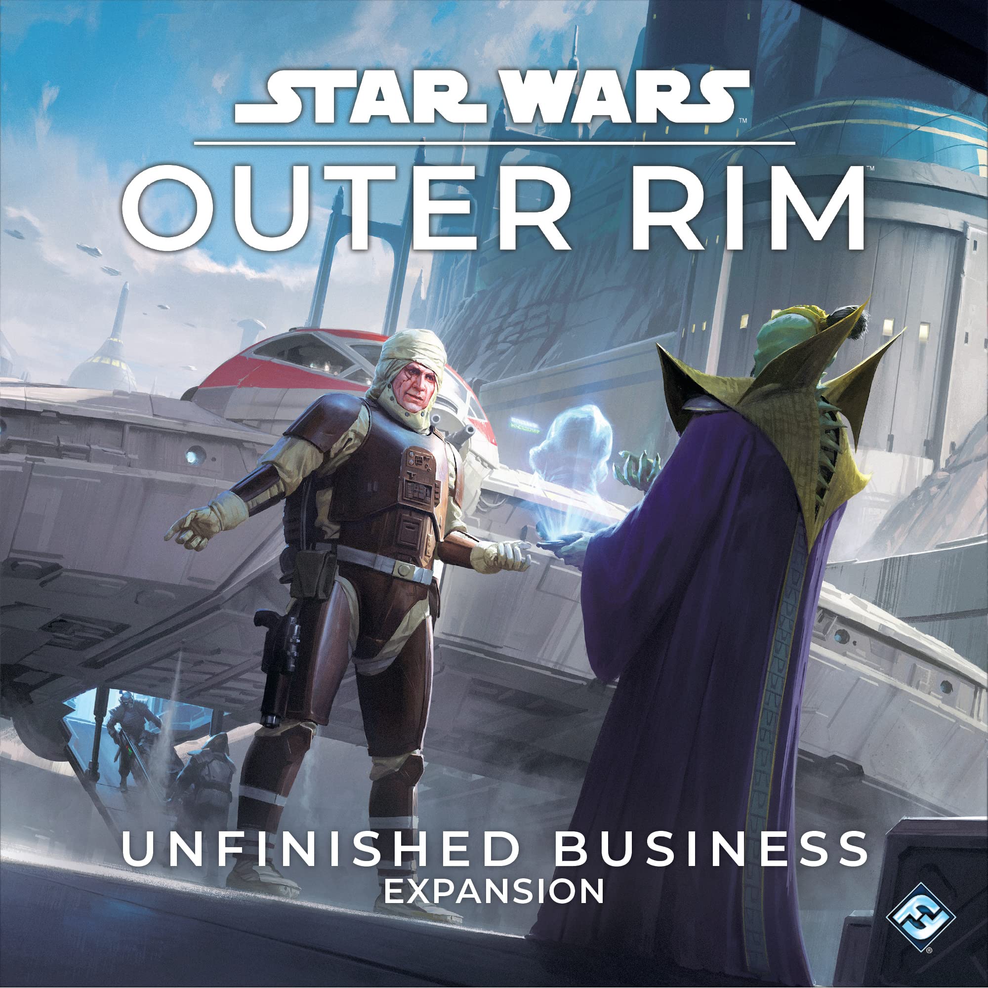 Star Wars: Outer Rim - Unfinished Business Expansion | Strategy Game | Adventure Game for Adults and Teens | Ages 14+ | 1-4 Players | Average Playtime 3-4 Hours | Made by Fantasy Flight Games