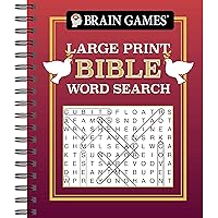 Brain Games - Large Print Bible Word Search (Red) (Brain Games - Bible) Brain Games - Large Print Bible Word Search (Red) (Brain Games - Bible) Spiral-bound