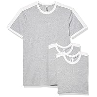 Men's Soccer Ringer Short-Sleeve T-Shirt (Pack of 3)