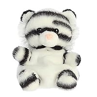 Aurora® Adorable Palm Pals™ Kira White Tiger™ Stuffed Animal - Pocket-Sized Fun - On-The-Go Play - White 5 Inches