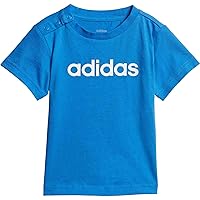 adidas Infants Boys Summer Easy Linear Tee Kids Running School (9-12 Months / 80)