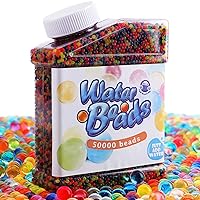 ELONGDI Water Beads Pack Rainbow Mix 50,000 Beads