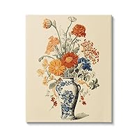 Stupell Industries Ornate Pottery Bouquet Canvas Wall Art by Lil' Rue