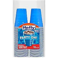 Marine Blue 18 Ounce Party Cups, 120 Count
