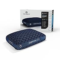 Bedgear Night Ice Performance Pillow - Size 2.0 - Cooling Bed Pillow for Hot Sleepers -Three Layers of Cooling Technology - Medium Firmness Pillows for All Sleep Positions - 20
