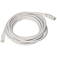 C2G 04039 Cat6 Cable - Snagless Unshielded Ethernet Network Patch Cable, White (12 Feet, 3.65 Meters)