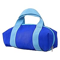 Diabetic Supply Bag Diabetes Travel Organizer for Insulin Pen, Test Strips, Glucose Meter, Needles and other Equipment, Adorable Mini Duffle Bag Design - 4 x 8 x 2.5 Inches - Blue