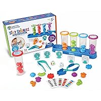 Learning Resources Silly Science Fine Motor Sorting Set, STEM Toys for Kids, Educational Toy, Preschool Fine Motor Skills, PreK Manipulatives, 55 Pieces, Age 3+ Gifts for Boys and Girls, Medium