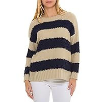 Women's Stiripe Pull Over Sweater