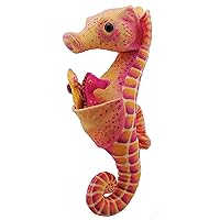 Wild Republic Seahorse Plush, Stuffed Animal, Plush Toy, Gifts for Kids, w/ babies 11.5 inches, Multicolor, 12