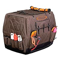Mudriver Dixie Kennel Cover, Brown, X-Large