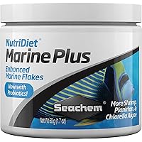 Seachem NutriDiet Marine Plus Flakes - Probiotic Fish Food Formula with Entice 50g (1103)