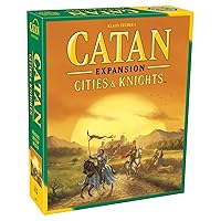 CATAN Cities & Knights Board Game EXPANSION | Strategy Game | Adventure Game | Family Game for Adults and Kids | Ages 12+ | 3-4 Players | Average Playtime 90 Minutes | Made by CATAN Studio