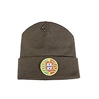 Portugal Country Flag Logo Iron - On Patch Crest Badge Toque HAT .. Colors : Black, White, Red, Green, Pink ..New
