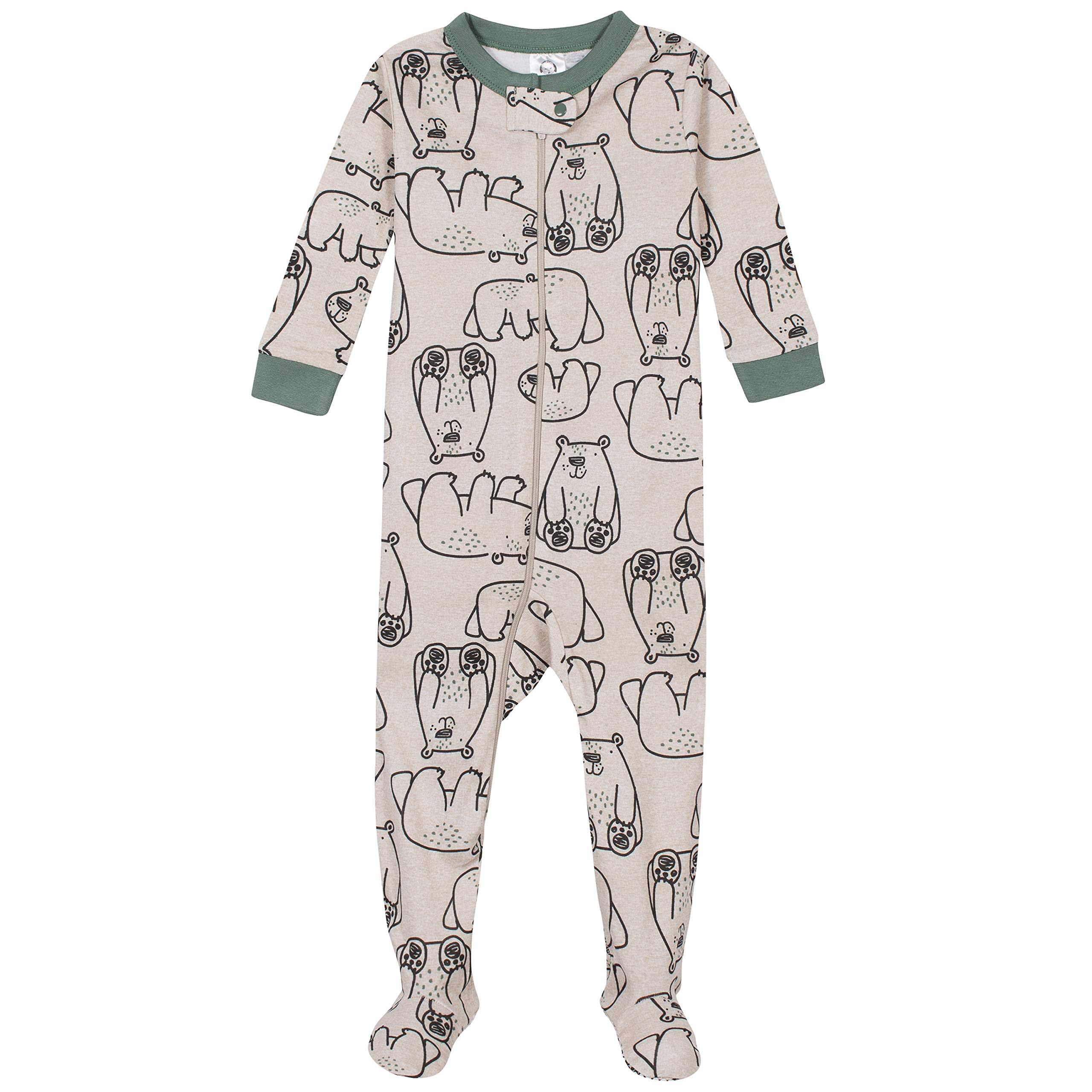 Gerber Baby Boys' 2-Pack Footed Pajamas