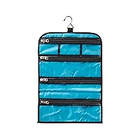 Conair Travel Jewelry Organizer, Travel Jewelry Bag with 6-Zippered Pockets in Black/White by Travel Smart