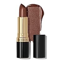 REVLON Lipstick, Super Lustrous Lipstick, Creamy Formula For Soft, Fuller-Looking Lips, Moisturized Feel in Nudes & Browns, Iced Mocha (315) 0.15 oz