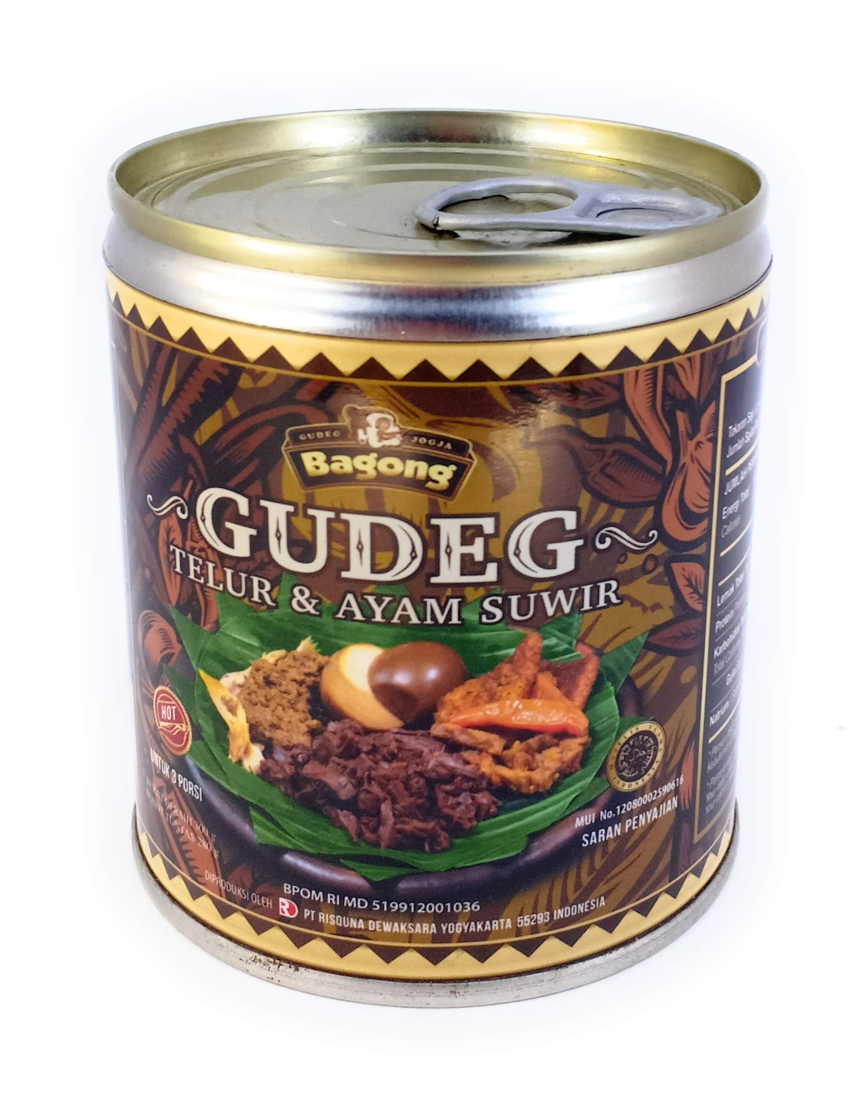 Bagong Gudeg Kaleng Yogyakarta Yu Djum - Canned, 300 Gram (Pack of 2)