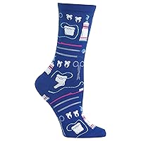 Hot Sox Women's Fun Occupation & Mom Crew Socks-1 Pair Pack-Cute & Funny Mother's Day Gifts