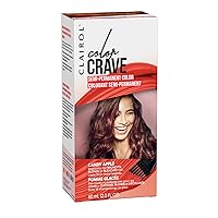 Color Crave Semi-Permanent Hair Dye, Candy Apple Hair Color, 1 Count