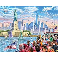 White Mountain Puzzles Statue of Liberty - 1000 Piece Jigsaw Puzzle