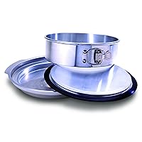 Perfect Pan - 9-inch Round Baking Pan with Leak-Proof, Easy-Lock Spring Form Pan and Water Bath Basin for Delicate Creations