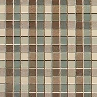 B0140E Teal Brown and Cream Checkered Silk Satin Look Upholstery Fabric by The Yard- Closeout