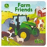 John Deere Kids Farm Friends Lift-a-Flap Board Book - Busy Tractor Helps Its Friends on the Farm