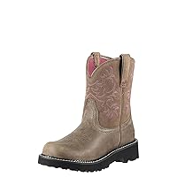 Ariat Womens Fatbaby Western Boot Brown Bomber/Brown Bomber 8 Wide