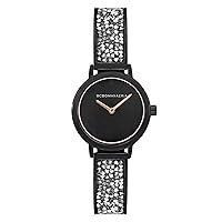 BCBGMAXAZRIA Ladies Quartz Analog Black Bracelet Watch (Model: BG51000006)